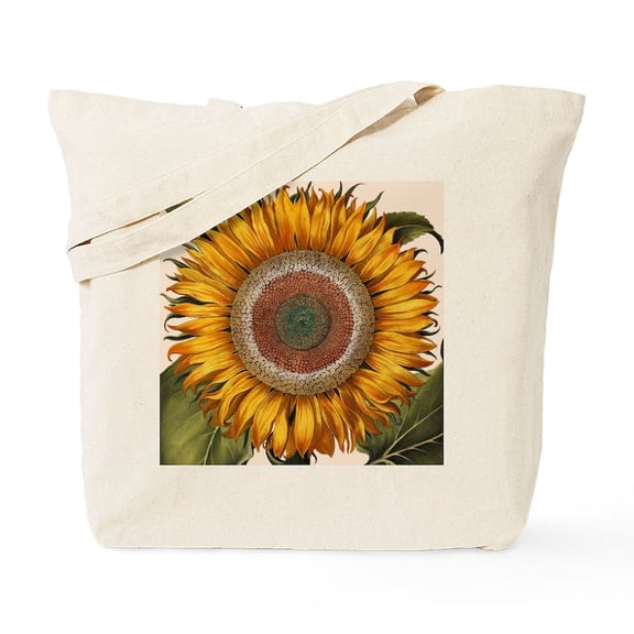 CafePress - Basilius Besler Sunflower Tote Bag - Unisex Canvas Tote Bag, Beige, 1-Piece