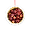 thumbnail image 1 of CafePress - Basket Of Apples -  Round Wood Ornament 4", 1 of 2