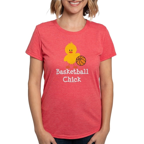CafePress - Basketball Chick T Shirt - Womens Tri-blend T-Shirt