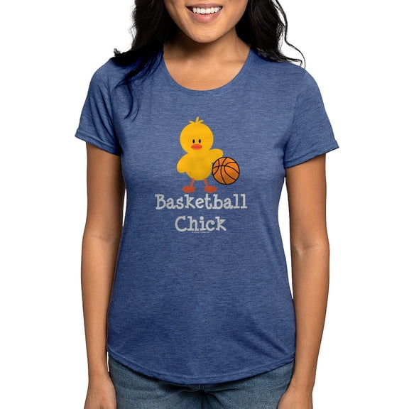 CafePress - Basketball Chick T Shirt - Womens Tri-blend T-Shirt