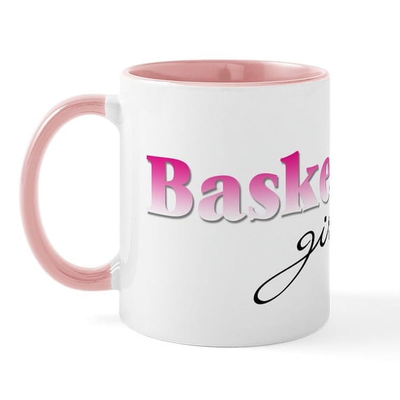 CafePress - Basketball Girl Mug - 11 oz Ceramic Mug - Novelty Coffee Tea Cup