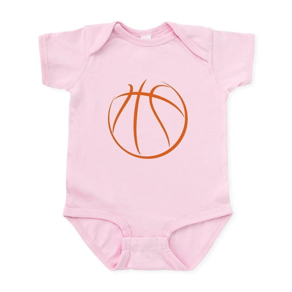 CafePress - Basketball Infant Bodysuit - Baby Light Bodysuit, Size Newborn - 24 Months