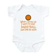 thumbnail image 1 of CafePress - Basketball...Just Like AUNT Infant Bodysuit - Baby Light Bodysuit, Size Newborn - 24 Months, 1 of 4