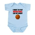 thumbnail image 1 of CafePress - Basketball Like My Daddy Body Suit - Baby Light Bodysuit, Size Newborn - 24 Months, 1 of 4