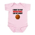 thumbnail image 1 of CafePress - Basketball Like My Daddy Body Suit - Baby Light Bodysuit, Size Newborn - 24 Months, 1 of 4