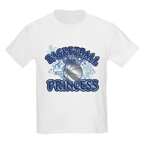 CafePress - Basketball Princess Kids Light T Shirt - Light T-Shirt Kids XS-XL