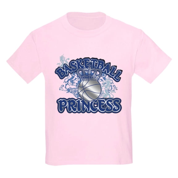 CafePress - Basketball Princess Kids Light T Shirt - Light T-Shirt Kids XS-XL