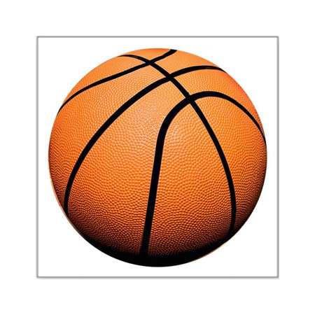 CafePress - Basketball Sticker - Square Sticker 3" x 3"