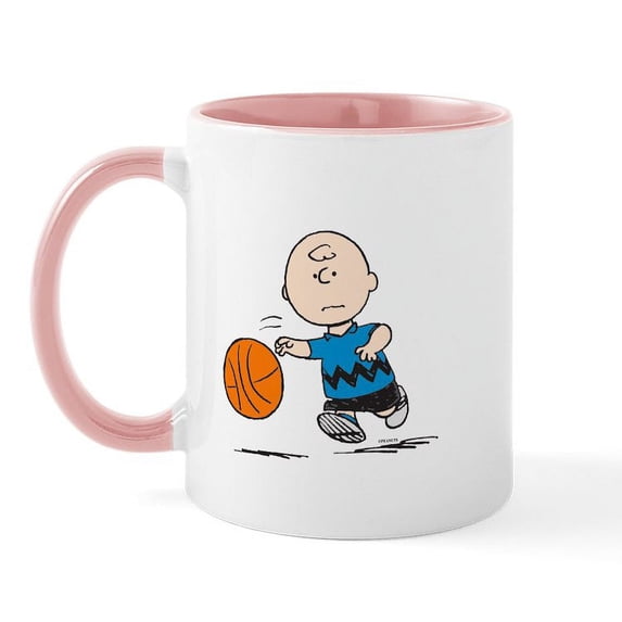 CafePress - Basketballer Brown Mug - 11 oz Ceramic Mug - Novelty Coffee Tea Cup