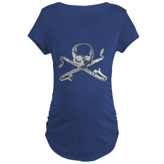CafePress - Bass Clarinet Basset Horn S Maternity Dark T Shi - Maternity Dark T-Shirt