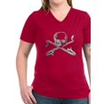 thumbnail image 1 of CafePress - Bass Clarinet Basset Horn S Women's V Neck Dark - Women's V-Neck Dark T-Shirt, 1 of 1