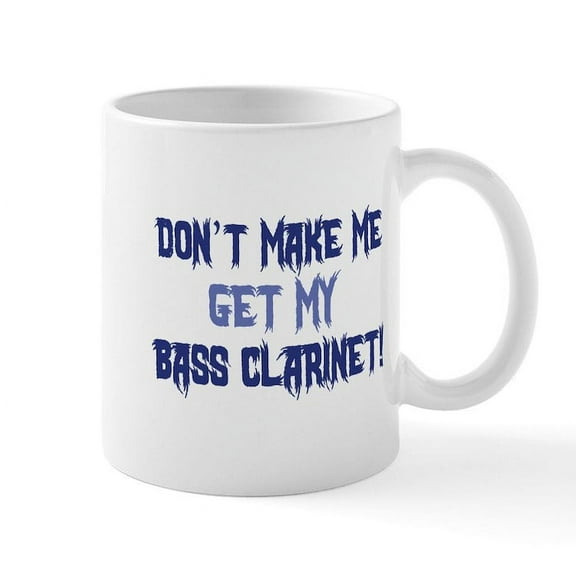 CafePress - Bass Clarinet Mug - 11 oz Ceramic Mug - Novelty Coffee Tea Cup