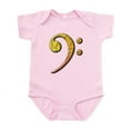thumbnail image 1 of CafePress - Bass Clef 3 Infant Bodysuit - Baby Light Bodysuit, Size Newborn - 24 Months, 1 of 4