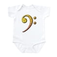 thumbnail image 1 of CafePress - Bass Clef 3 Infant Bodysuit - Baby Light Bodysuit, Size Newborn - 24 Months, 1 of 4
