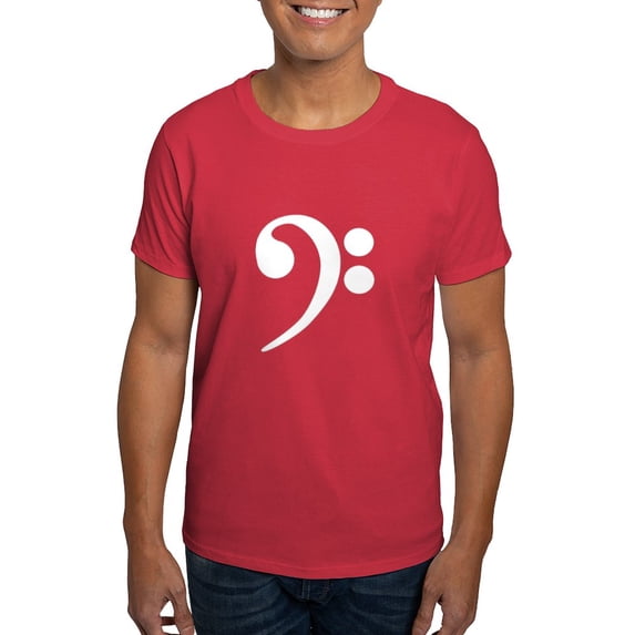 CafePress - Bass Clef T Shirt - Men's Classic Graphic Cotton T-Shirt