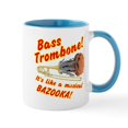 thumbnail image 1 of CafePress - Bass Trombone Musical Bazooka Mugs - 11 oz Ceramic Mug - Novelty Coffee Tea Cup, 1 of 4