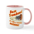 thumbnail image 1 of CafePress - Bass Trombone Musical Bazooka Mugs - 11 oz Ceramic Mug - Novelty Coffee Tea Cup, 1 of 4