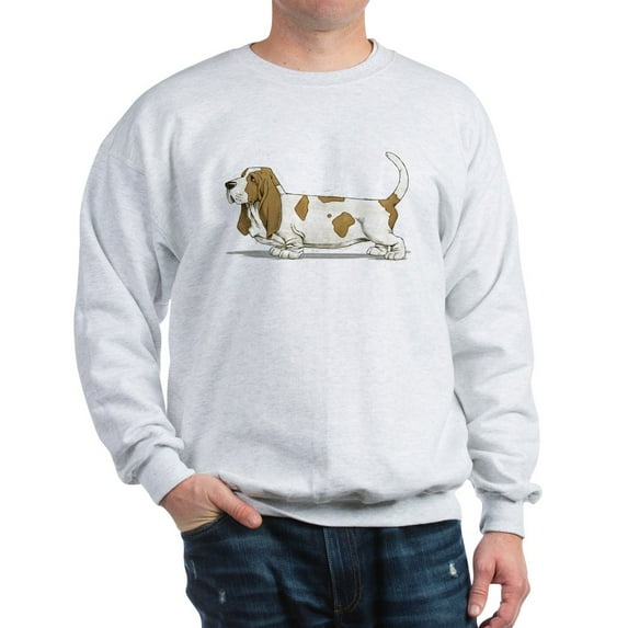 CafePress - Basset Hound - Crew Neck Sweatshirt