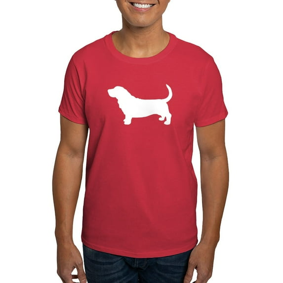 CafePress - Basset Hound Dark T Shirt - Men's Classic Graphic Cotton T-Shirt