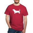 thumbnail image 1 of CafePress - Basset Hound Dark T Shirt - Men's Classic Graphic Cotton T-Shirt, 1 of 4