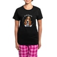 thumbnail image 1 of CafePress - Basset Hound IAAM Pajamas - Women's Short Sleeve Print T-Shirt and Pants Dark Cotton Pajama Set, 1 of 7