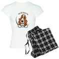 thumbnail image 1 of CafePress - Basset Hound IAAM Pajamas - Women's Short Sleeve Print T-Shirt and Pants Light Cotton Pajama Set, 1 of 7