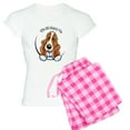thumbnail image 1 of CafePress - Basset Hound IAAM Pajamas - Women's Short Sleeve Print T-Shirt and Pants Light Cotton Pajama Set, 1 of 7