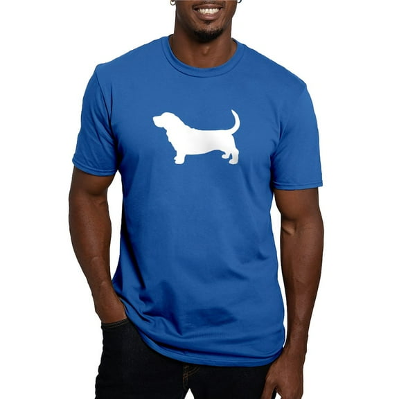 CafePress - Basset Hound Men's Fitted T Shirt (Dark) - Men's Fitted T-Shirt