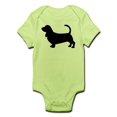 thumbnail image 1 of CafePress - Basset Hound Silhouette - Baby Light Bodysuit, 1 of 1