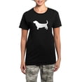 thumbnail image 1 of CafePress - Basset Hound Women's Dark Pajamas - Women's Short Sleeve Print T-Shirt and Pants Dark Cotton Pajama Set, 1 of 7