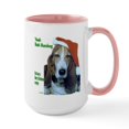 thumbnail image 1 of CafePress - Basset Humbug Large Mug - 15 oz Ceramic Large White Novelty Mug, 1 of 4