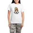 thumbnail image 1 of CafePress - Basset Sit Pretty Women's Light Pajamas - Women's Short Sleeve Print T-Shirt and Pants Light Cotton Pajama Set, 1 of 7