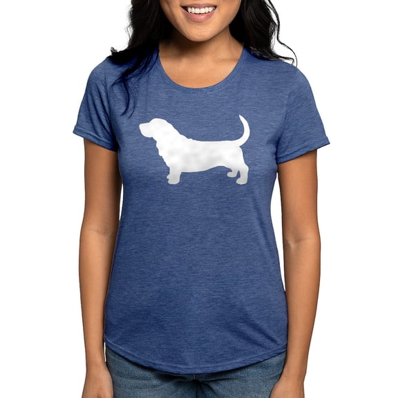 CafePress - Bassetz Women's Deluxe T Shirt - Womens Tri-blend T-Shirt