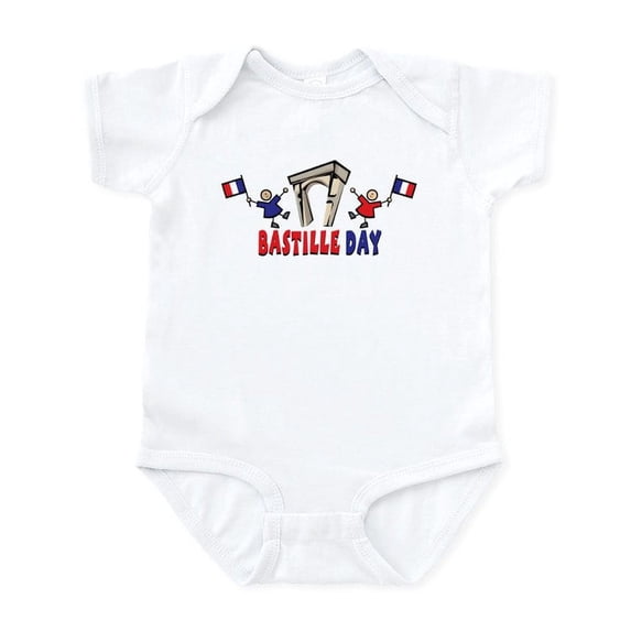 CafePress - Bastille Day Infant Bodysuit - Baby Light Bodysuit, Size Newborn - 24 Months