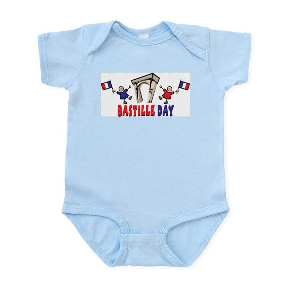 CafePress - Bastille Day Infant Bodysuit - Baby Light Bodysuit, Size Newborn - 24 Months