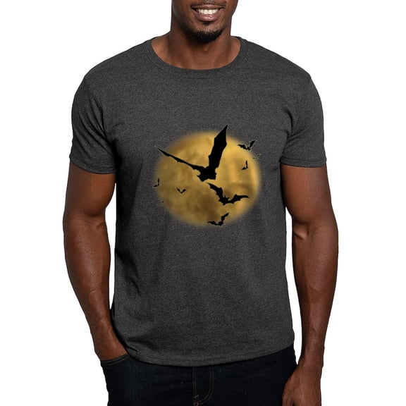 CafePress - Bats In The Evening Dark T Shirt - Men's Classic Graphic Cotton T-Shirt