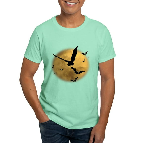 CafePress - Bats In The Evening Dark T Shirt - Men's Classic Graphic Cotton T-Shirt