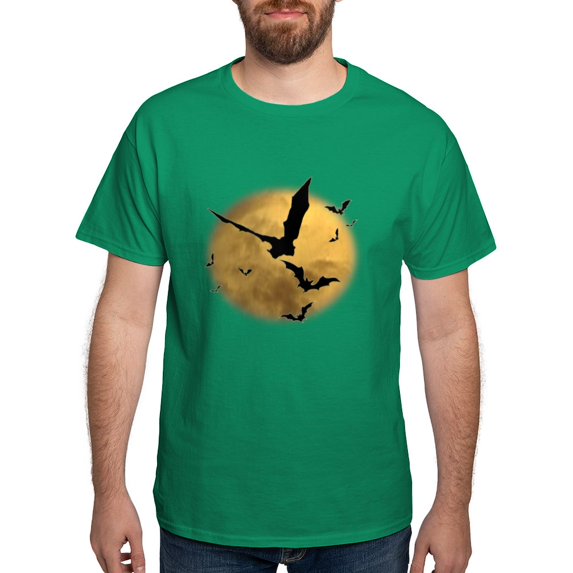 CafePress - Bats In The Evening Dark T Shirt - Men's Classic Graphic Cotton T-Shirt