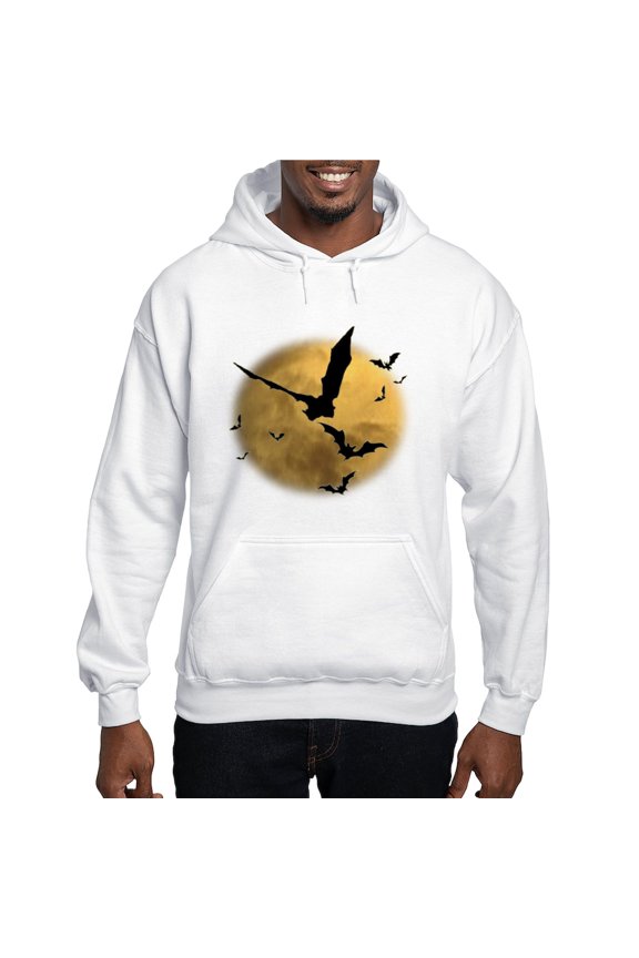 - Bats In The Evening Hooded Sweatshirt - Pullover Hoodie, Hooded Sweatshirt