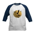 thumbnail image 1 of CafePress - Bats In The Evening Kids Baseball Jersey - Kids Cotton Baseball Jersey, 3/4 Sleeve Shirt, 1 of 4