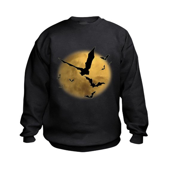 CafePress - Bats In The Evening Kids Sweatshirt - Kids Sweatshirt, Youth Crew Neck Sweatshirt