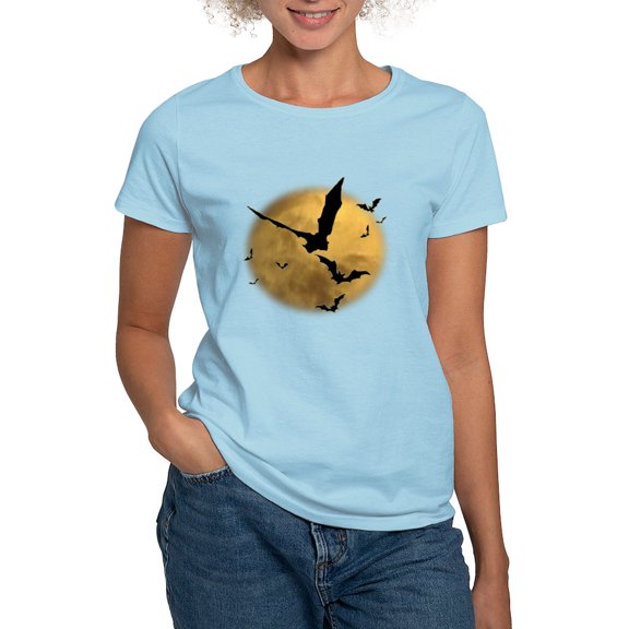 CafePress - Bats In The Evening Women's Light T Shirt - Women's Classic T-Shirt