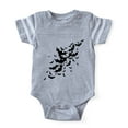 thumbnail image 1 of CafePress - Bats Many_Bl - Cute Infant Baby Football Bodysuit, 1 of 3