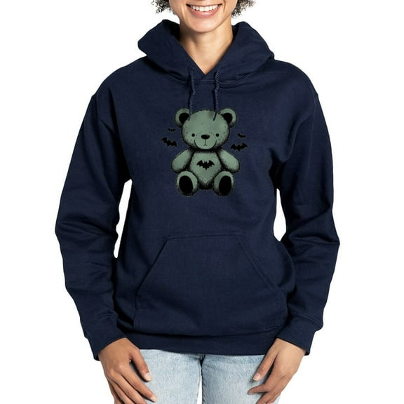 CafePress - Batty Bear Green Sweatshirt - Pullover Hoodie, Classic & Comfortable Hooded Sweatshirt