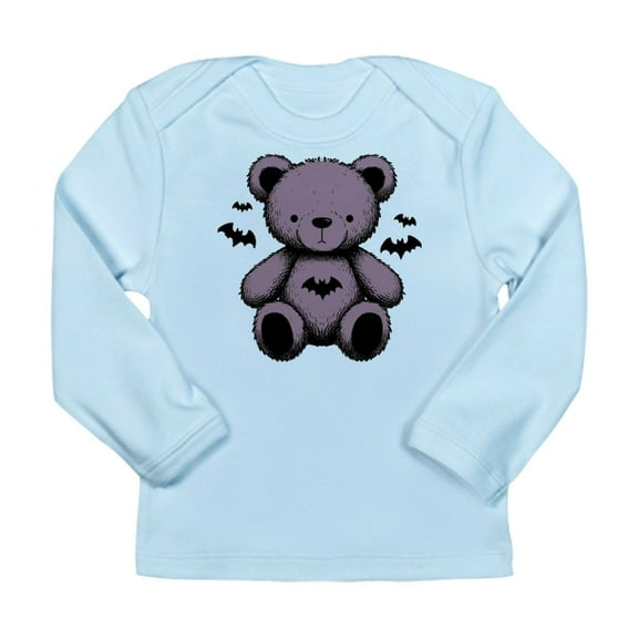 CafePress - Batty Bear Purple Long Sleeve Infant T Shirt - Long Sleeve Infant T-Shirt
