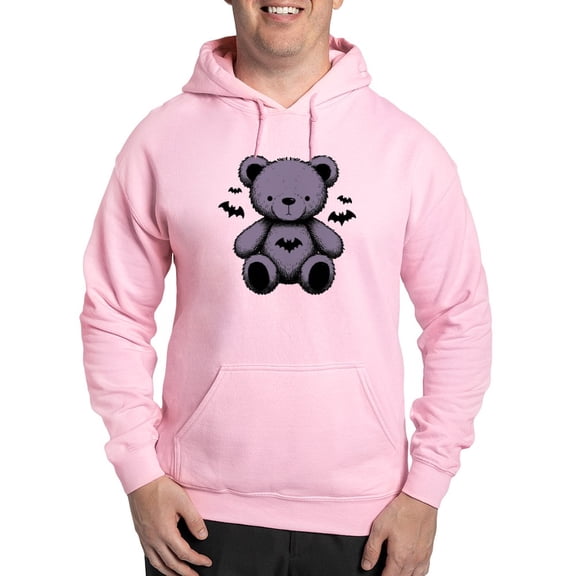 CafePress - Batty Bear Purple Sweatshirt - Pullover Hoodie, Hooded Sweatshirt