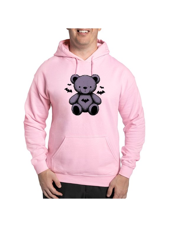 - Batty Bear Purple Sweatshirt - Pullover Hoodie, Hooded Sweatshirt