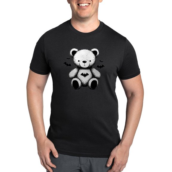 CafePress - Batty Bear White Men's Eco Sport T Shirt - Men's Dark Eco Sport T-Shirt