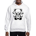 thumbnail image 1 of CafePress - Batty Bear White - Pullover Hoodie, Hooded Sweatshirt, 1 of 3