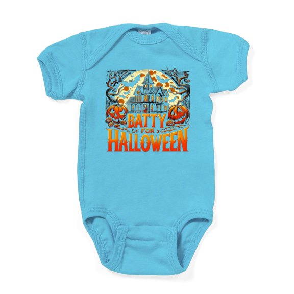 CafePress - Batty For Halloween - Cute Infant Bodysuit Baby Romper - Size Newborn - 24 Months